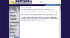 Desktop Screenshot of castings.plc.uk