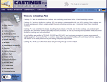 Tablet Screenshot of castings.plc.uk
